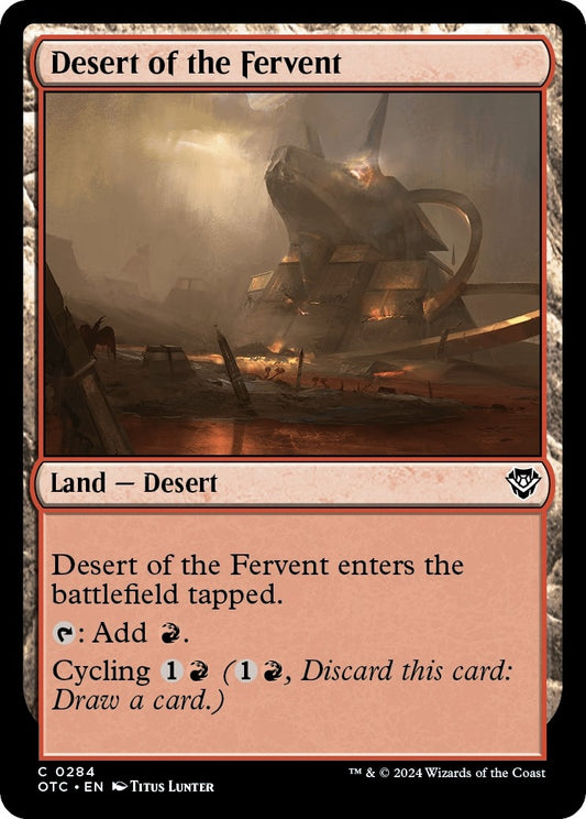 Image for Desert of the Fervent (284) (Commander: Outlaws of Thunder Junction) - Magic: The Gathering
