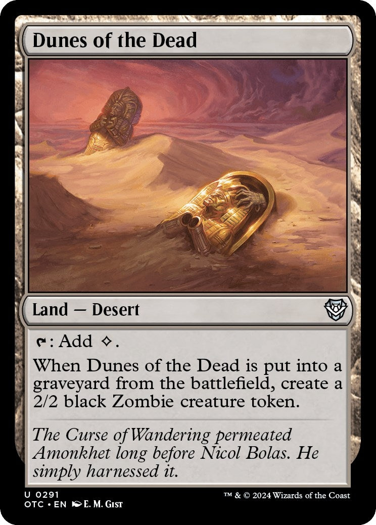 Image for Dunes of the Dead (291) (Commander: Outlaws of Thunder Junction) - Magic: The Gathering