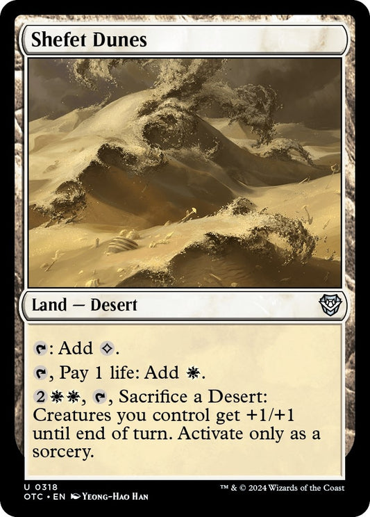 Image for Shefet Dunes (318) (Commander: Outlaws of Thunder Junction) - Magic: The Gathering