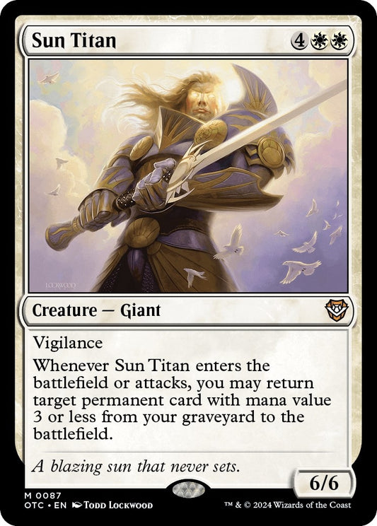 Image for Sun Titan (87) (Commander: Outlaws of Thunder Junction) - Magic: The Gathering