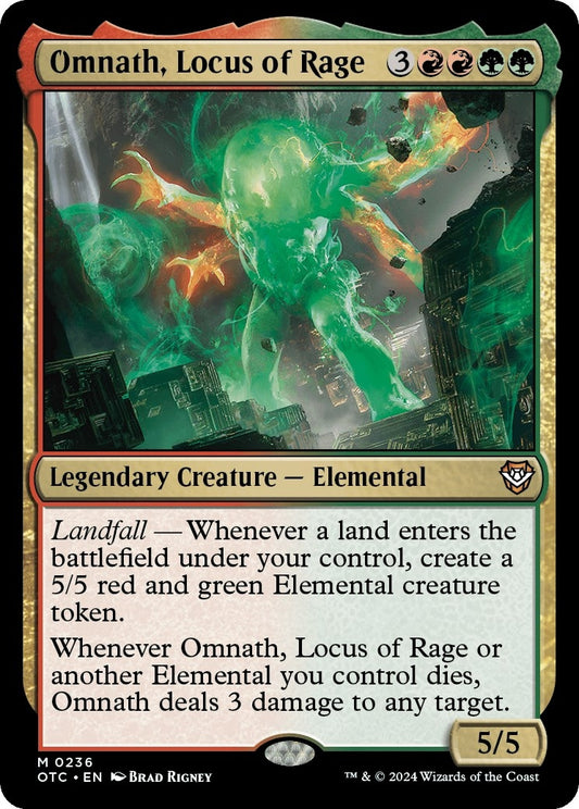 Image for Omnath, Locus of Rage (236) (Commander: Outlaws of Thunder Junction) - Magic: The Gathering