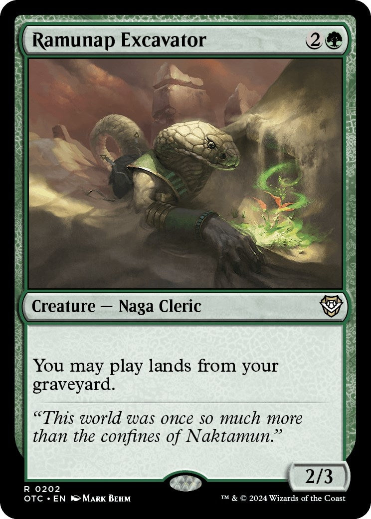 Image for Ramunap Excavator (202) (Commander: Outlaws of Thunder Junction) - Magic: The Gathering