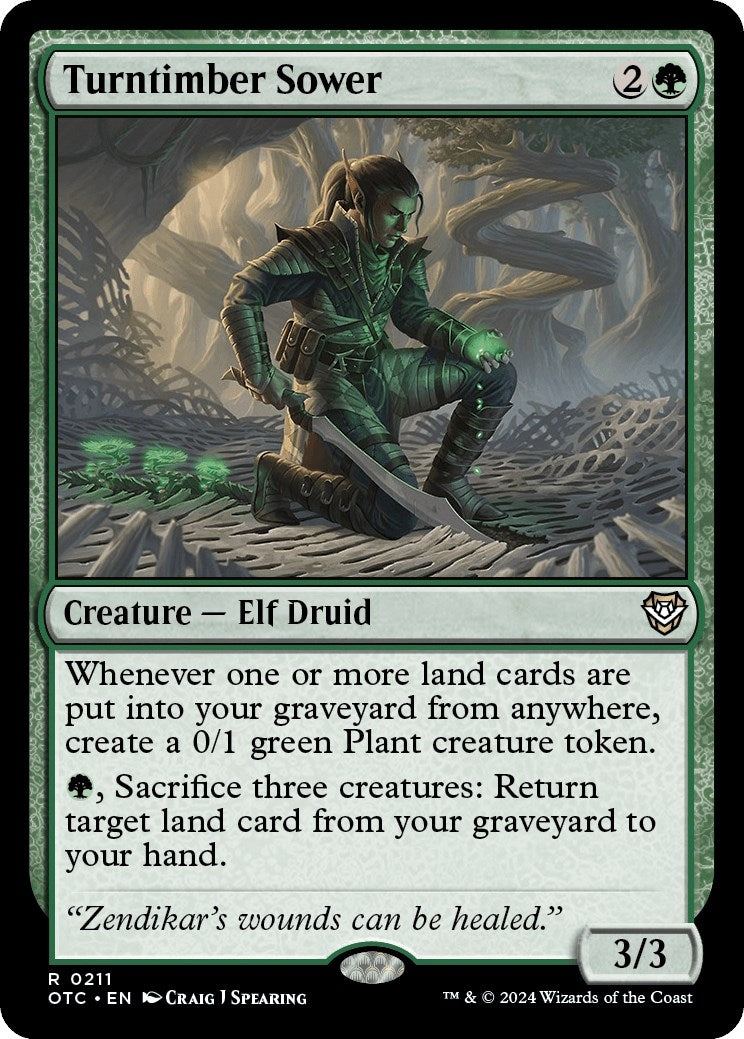 Image for Turntimber Sower (211) (Commander: Outlaws of Thunder Junction) - Magic: The Gathering