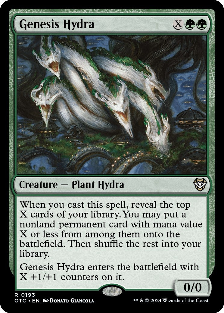 Image for Genesis Hydra (193) (Commander: Outlaws of Thunder Junction) - Magic: The Gathering