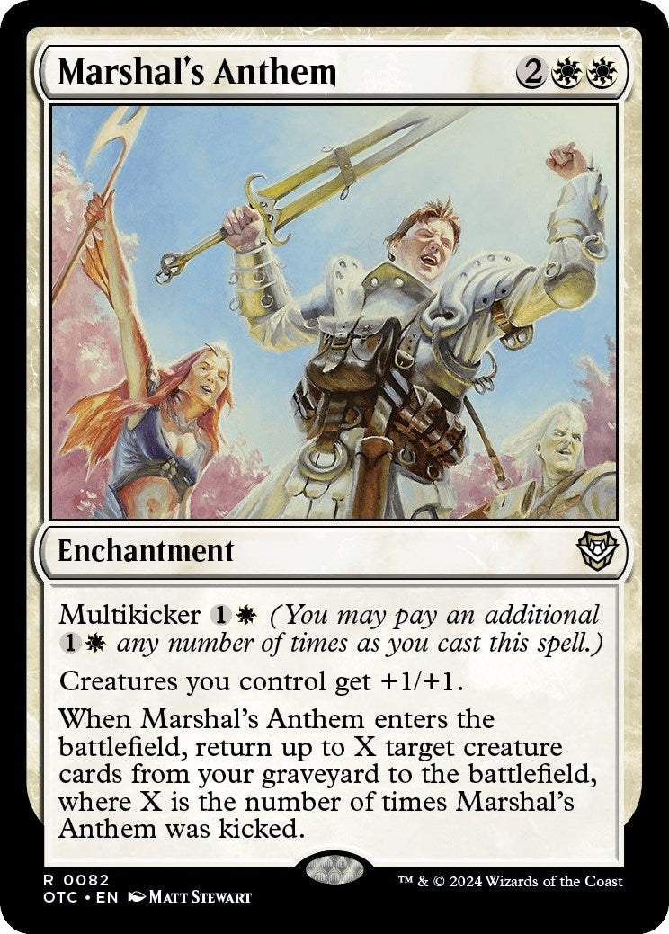 Image for Marshal's Anthem (82) (Commander: Outlaws of Thunder Junction) - Magic: The Gathering