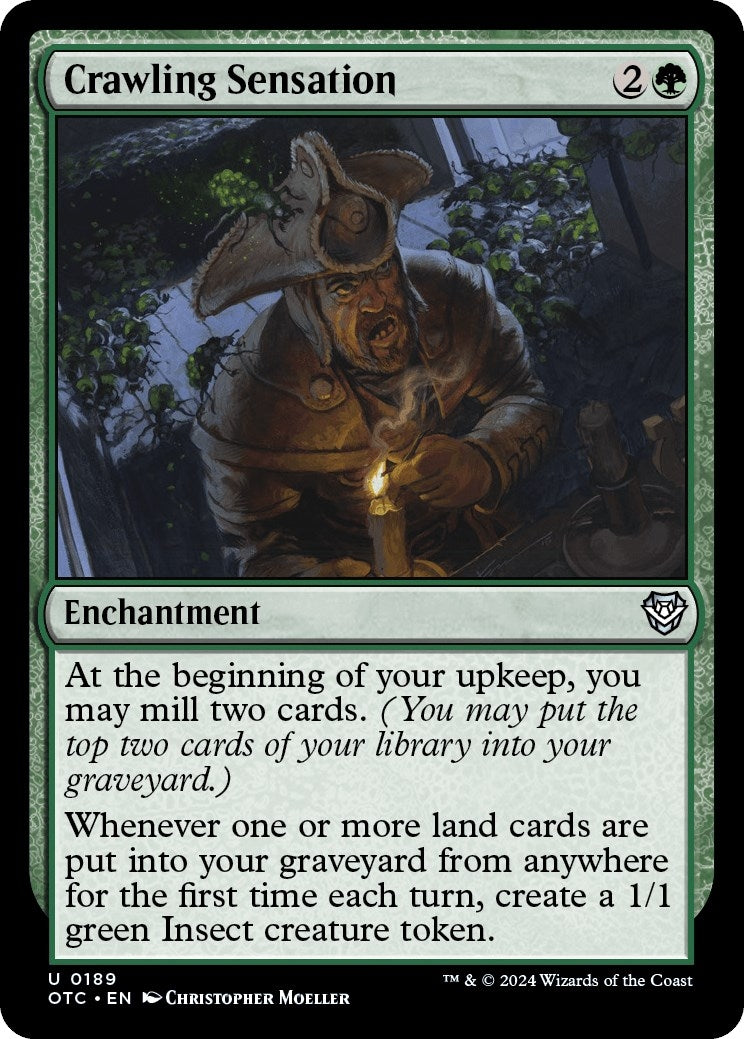 Image for Crawling Sensation (189) (Commander: Outlaws of Thunder Junction) - Magic: The Gathering