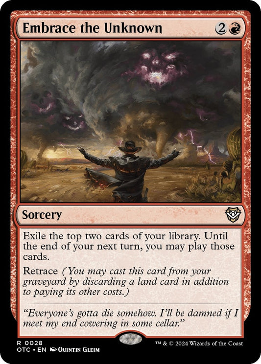 Image for Embrace the Unknown (28) (Commander: Outlaws of Thunder Junction) - Magic: The Gathering
