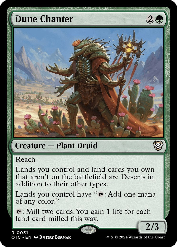Image for Dune Chanter (31) (Commander: Outlaws of Thunder Junction) - Magic: The Gathering