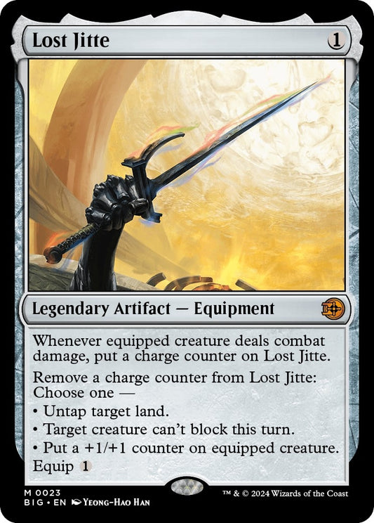 Image for Lost Jitte (23) (Outlaws of Thunder Junction: The Big Score) - Magic: The Gathering