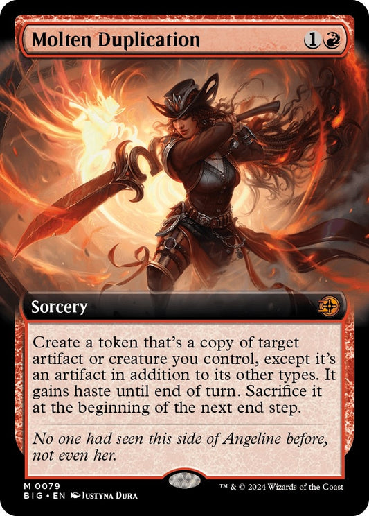 Image for Molten Duplication (Extended Art) (79) (Outlaws of Thunder Junction: The Big Score) - Magic: The Gathering