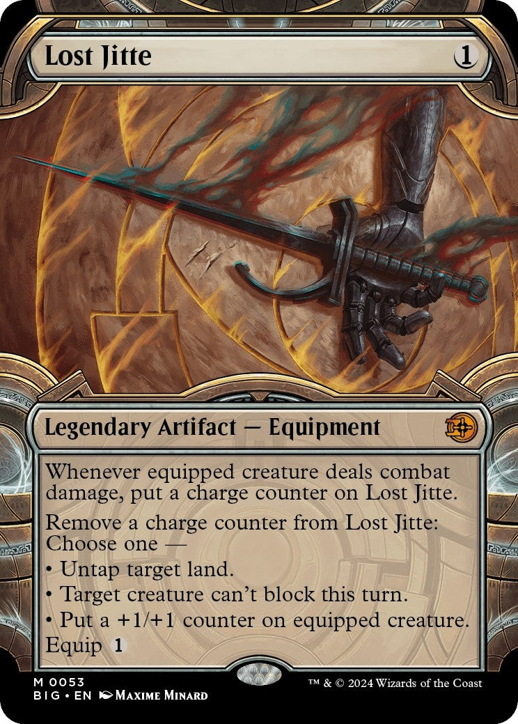 Image for Lost Jitte (Showcase) (53) (Outlaws of Thunder Junction: The Big Score) - Magic: The Gathering