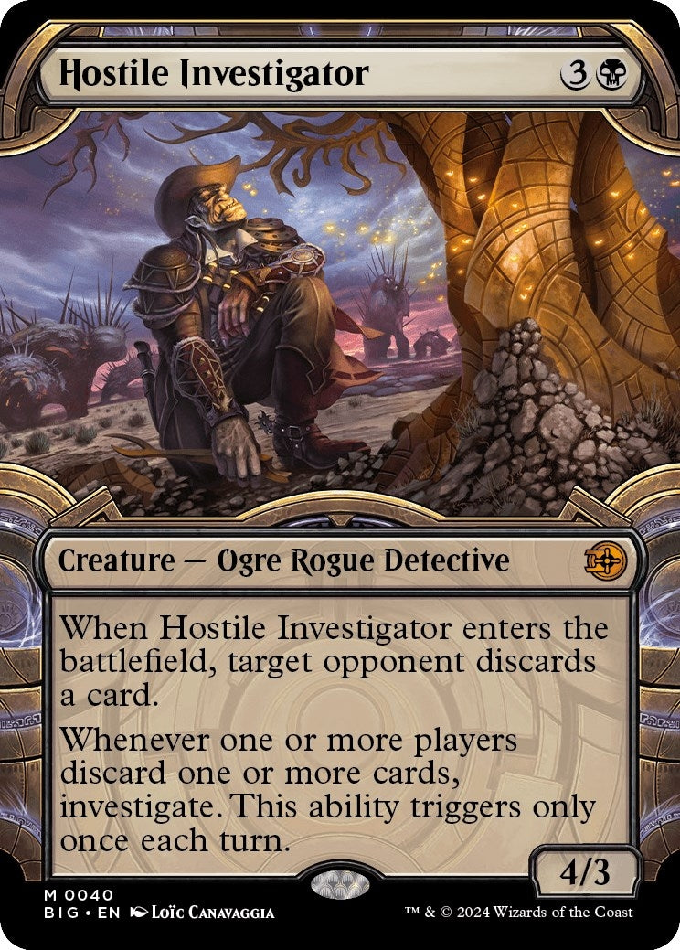 Image for Hostile Investigator (Showcase) (40) (Outlaws of Thunder Junction: The Big Score) - Magic: The Gathering