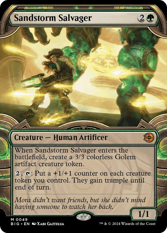 Image for Sandstorm Salvager (Showcase) (49) (Outlaws of Thunder Junction: The Big Score) - Magic: The Gathering