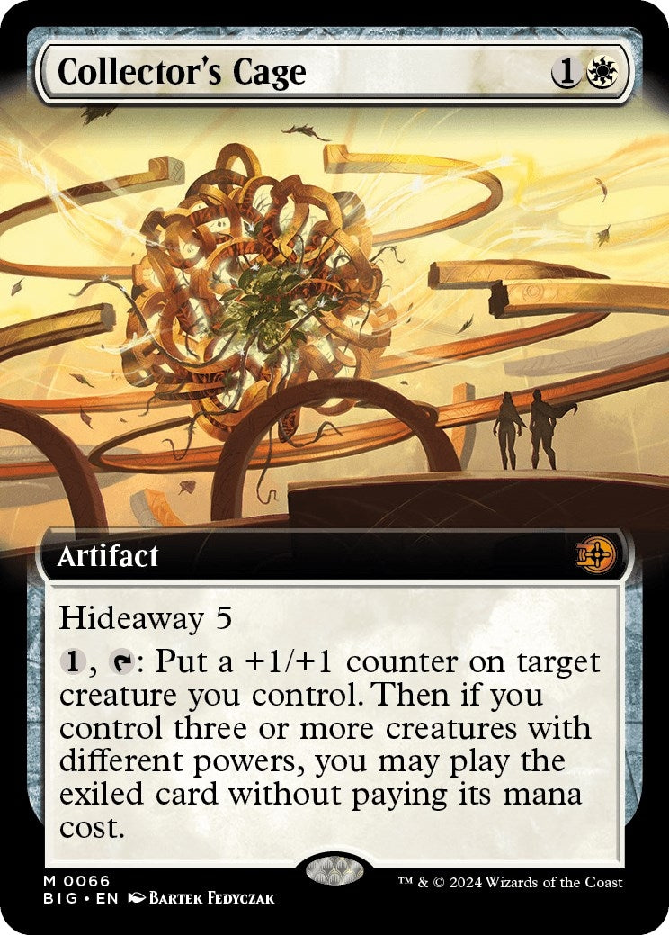 Image for Collector's Cage (Extended Art) (66) (Outlaws of Thunder Junction: The Big Score) - Magic: The Gathering