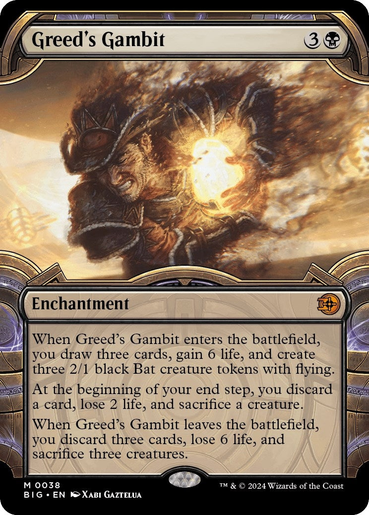 Image for Greed's Gambit (Showcase) (38) (Outlaws of Thunder Junction: The Big Score) - Magic: The Gathering