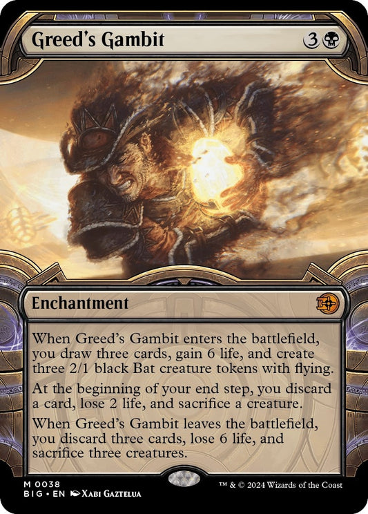 Image for Greed's Gambit (Showcase) (38) (Outlaws of Thunder Junction: The Big Score) - Magic: The Gathering