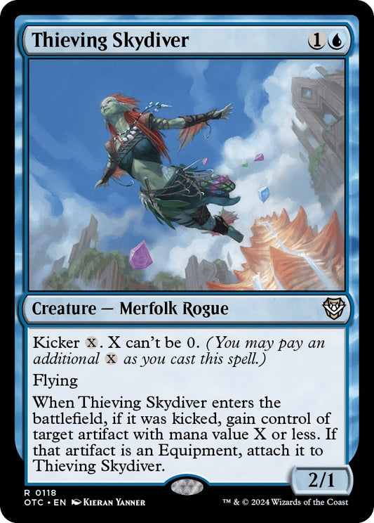 Image for Thieving Skydiver (118) (Commander: Outlaws of Thunder Junction) - Magic: The Gathering