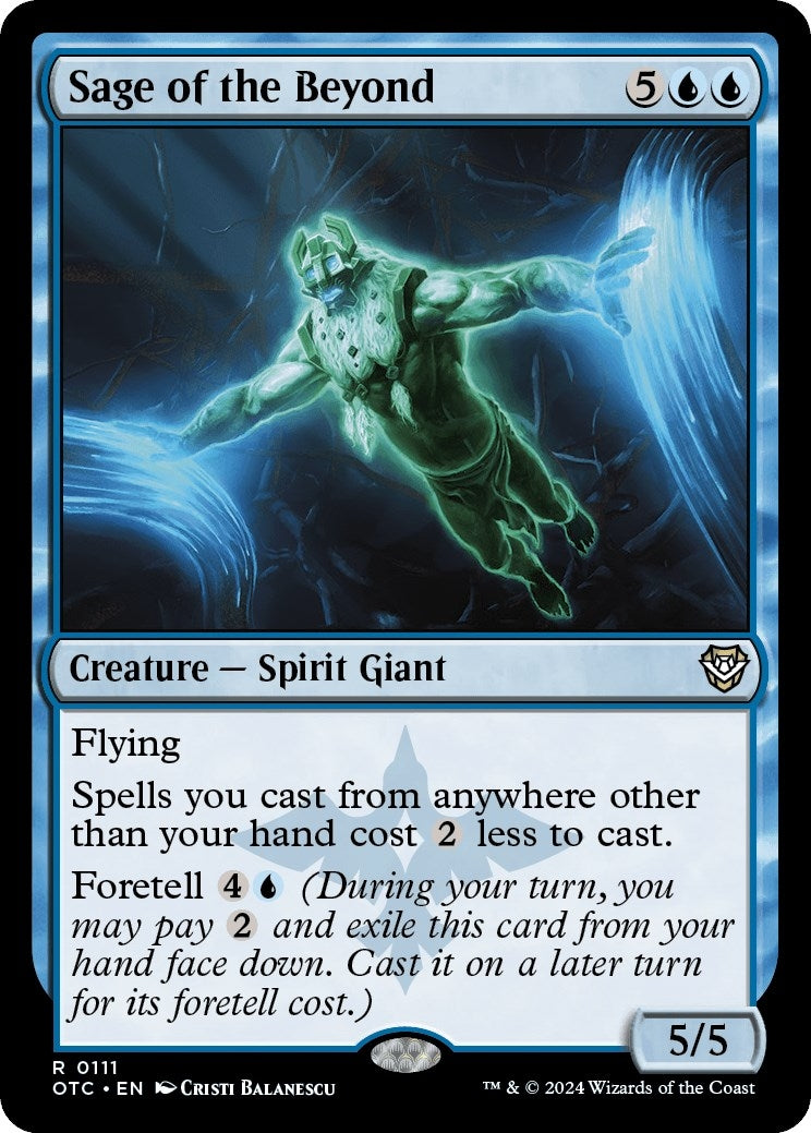 Image for Sage of the Beyond (111) (Commander: Outlaws of Thunder Junction) - Magic: The Gathering
