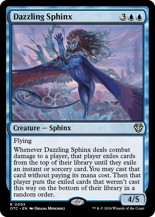 Image for Dazzling Sphinx (93) (Commander: Outlaws of Thunder Junction) - Magic: The Gathering