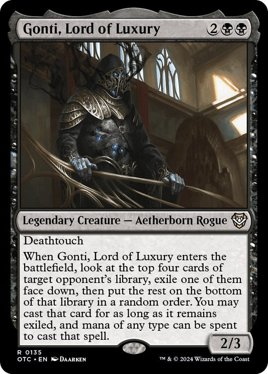 Image for Gonti, Lord of Luxury (135) (Commander: Outlaws of Thunder Junction) - Magic: The Gathering