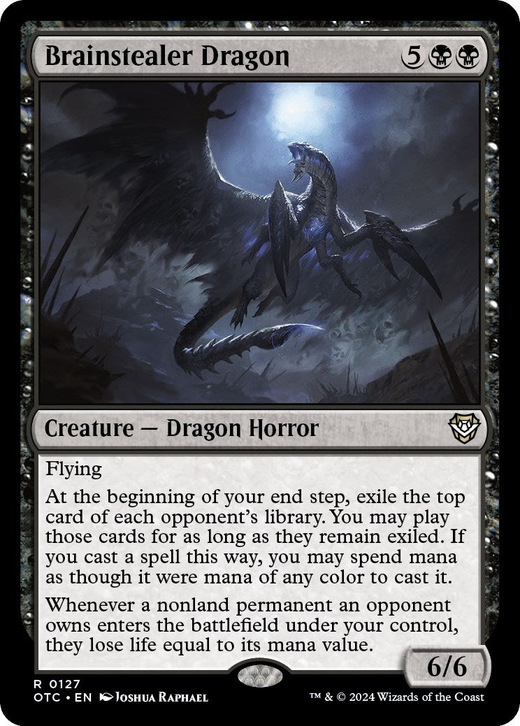 Image for Brainstealer Dragon (127) (Commander: Outlaws of Thunder Junction) - Magic: The Gathering