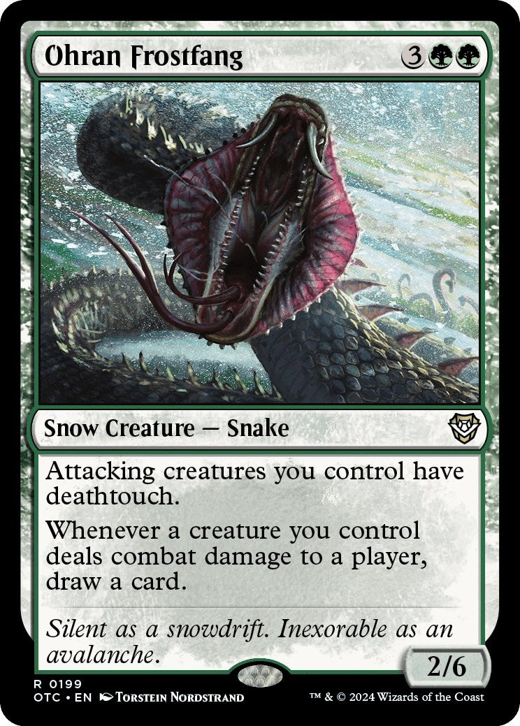 Image for Ohran Frostfang (199) (Commander: Outlaws of Thunder Junction) - Magic: The Gathering