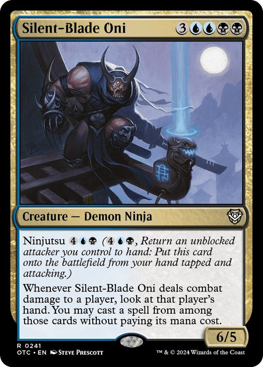 Image for Silent-Blade Oni (241) (Commander: Outlaws of Thunder Junction) - Magic: The Gathering