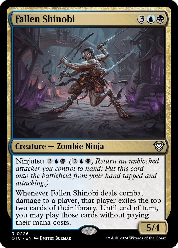 Image for Fallen Shinobi (226) (Commander: Outlaws of Thunder Junction) - Magic: The Gathering