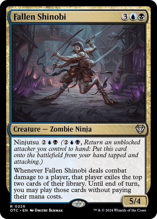 Image for Fallen Shinobi (226) (Commander: Outlaws of Thunder Junction) - Magic: The Gathering