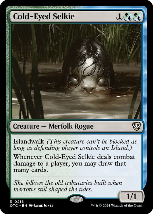 Image for Cold-Eyed Selkie (218) (Commander: Outlaws of Thunder Junction) - Magic: The Gathering