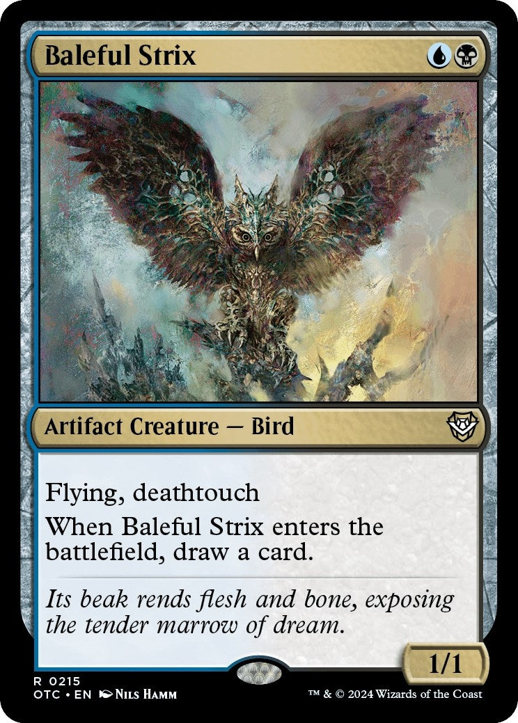 Image for Baleful Strix (215) (Commander: Outlaws of Thunder Junction) - Magic: The Gathering