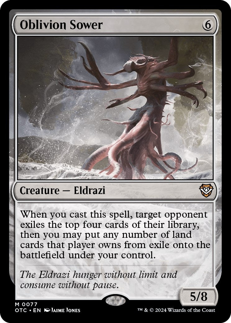 Image for Oblivion Sower (77) (Commander: Outlaws of Thunder Junction) - Magic: The Gathering