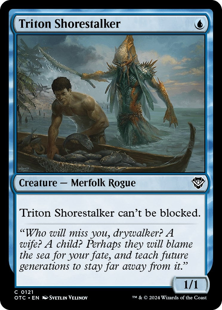 Image for Triton Shorestalker (121) (Commander: Outlaws of Thunder Junction) - Magic: The Gathering