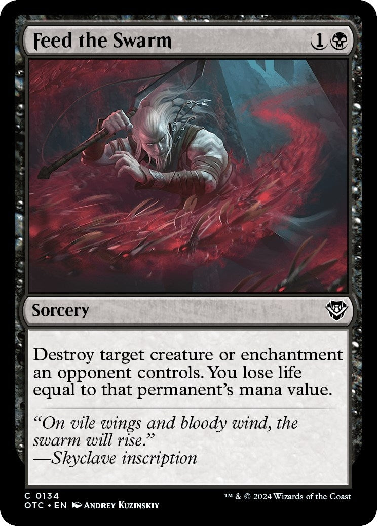 Image for Feed the Swarm (134) (Commander: Outlaws of Thunder Junction) - Magic: The Gathering