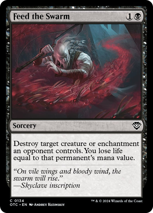 Image for Feed the Swarm (134) (Commander: Outlaws of Thunder Junction) - Magic: The Gathering