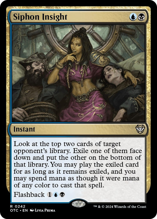 Image for Siphon Insight (242) (Commander: Outlaws of Thunder Junction) - Magic: The Gathering