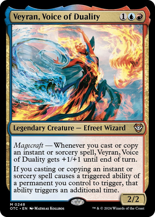 Image for Veyran, Voice of Duality (248) (Commander: Outlaws of Thunder Junction) - Magic: The Gathering
