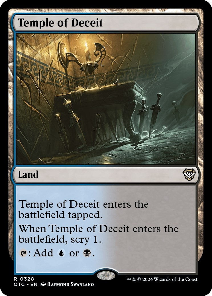 Image for Temple of Deceit (328) (Commander: Outlaws of Thunder Junction) - Magic: The Gathering