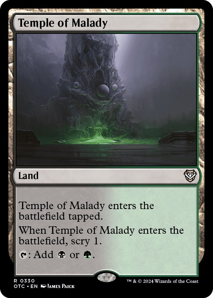 Image for Temple of Malady (330) (Commander: Outlaws of Thunder Junction) - Magic: The Gathering