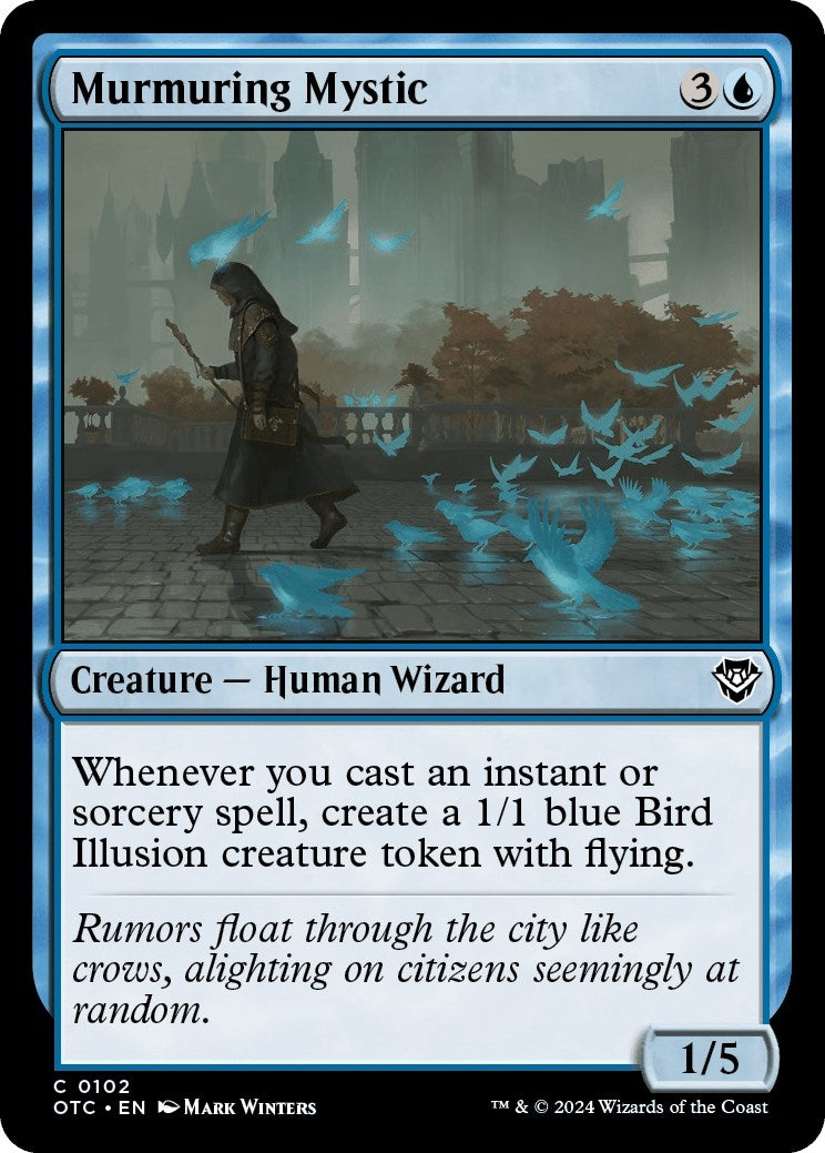 Image for Murmuring Mystic (102) (Commander: Outlaws of Thunder Junction) - Magic: The Gathering
