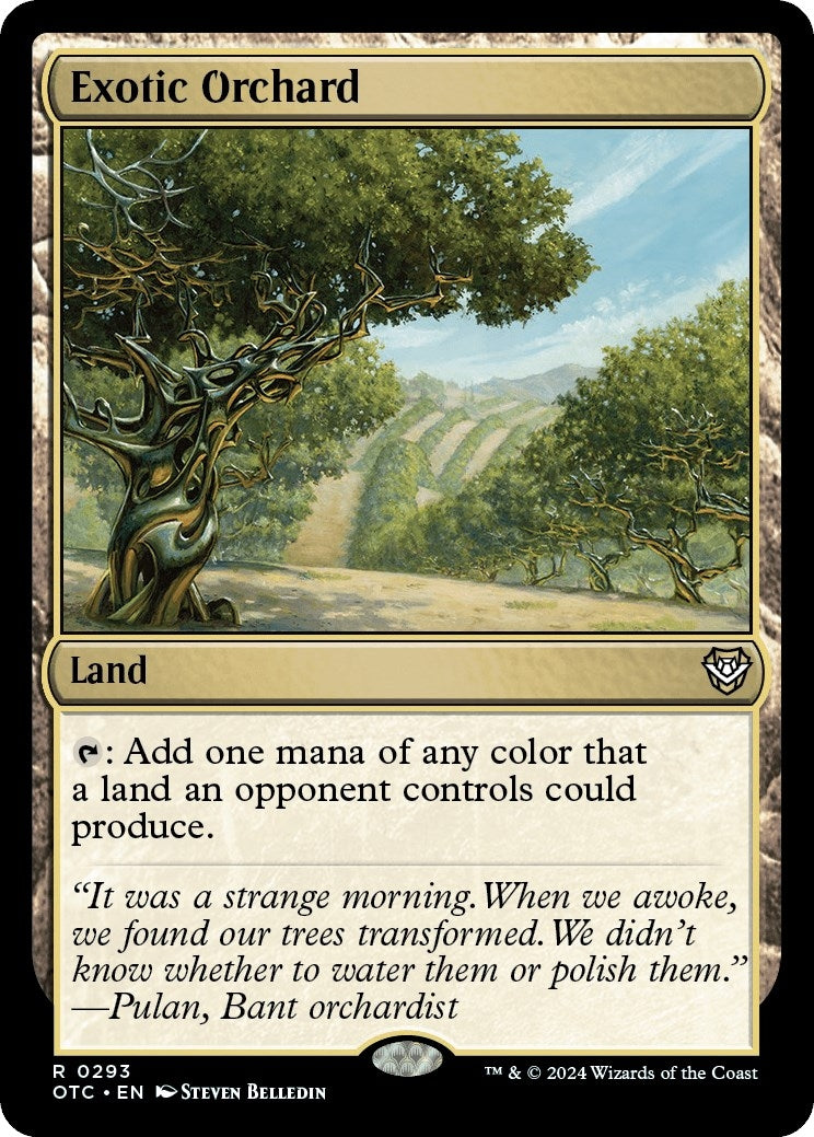 Image for Exotic Orchard (293) (Commander: Outlaws of Thunder Junction) - Magic: The Gathering