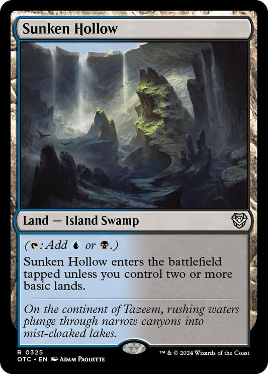 Image for Sunken Hollow (325) (Commander: Outlaws of Thunder Junction) - Magic: The Gathering