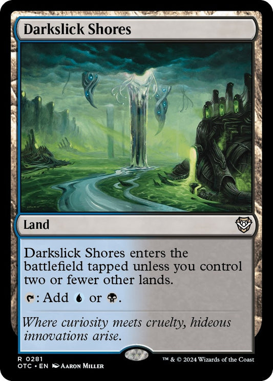 Image for Darkslick Shores (281) (Commander: Outlaws of Thunder Junction) - Magic: The Gathering