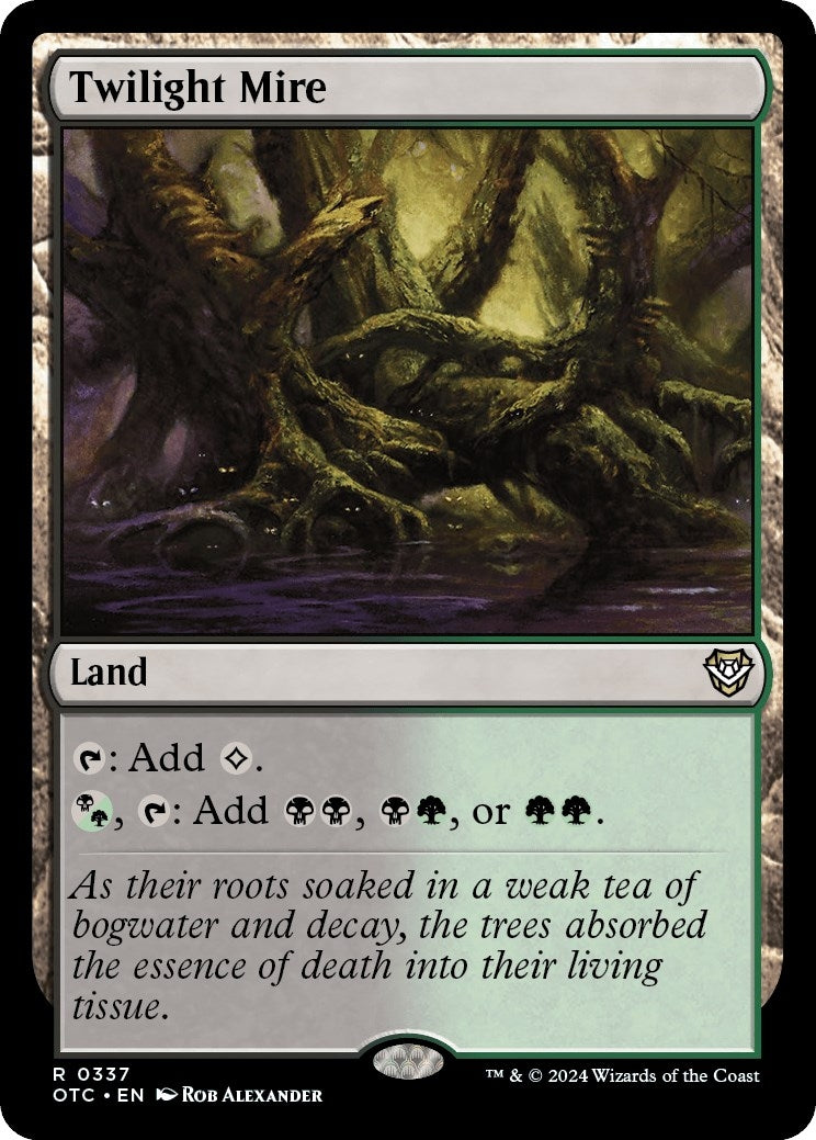 Image for Twilight Mire (337) (Commander: Outlaws of Thunder Junction) - Magic: The Gathering