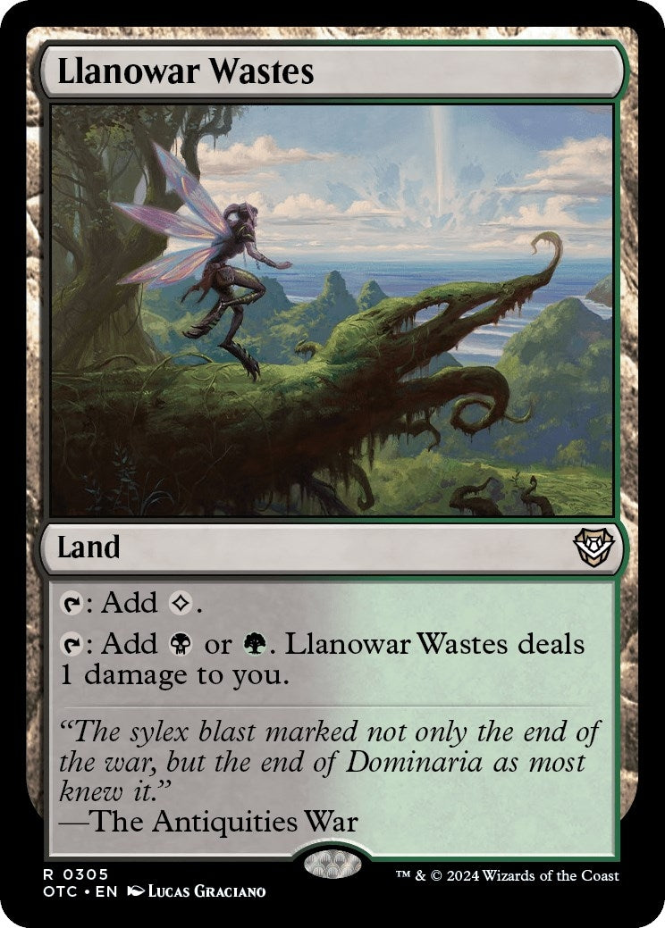 Image for Llanowar Wastes (305) (Commander: Outlaws of Thunder Junction) - Magic: The Gathering