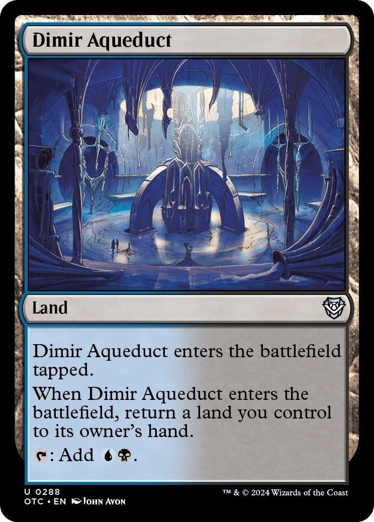 Image for Dimir Aqueduct (288) (Commander: Outlaws of Thunder Junction) - Magic: The Gathering