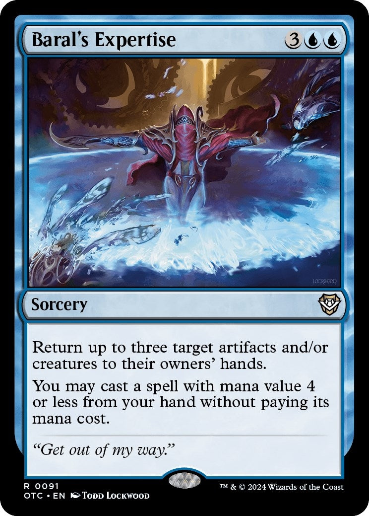 Image for Baral's Expertise (91) (Commander: Outlaws of Thunder Junction) - Magic: The Gathering
