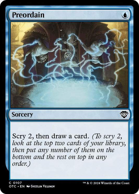 Image for Preordain (107) (Commander: Outlaws of Thunder Junction) - Magic: The Gathering