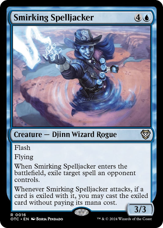 Image for Smirking Spelljacker (16) (Commander: Outlaws of Thunder Junction) - Magic: The Gathering