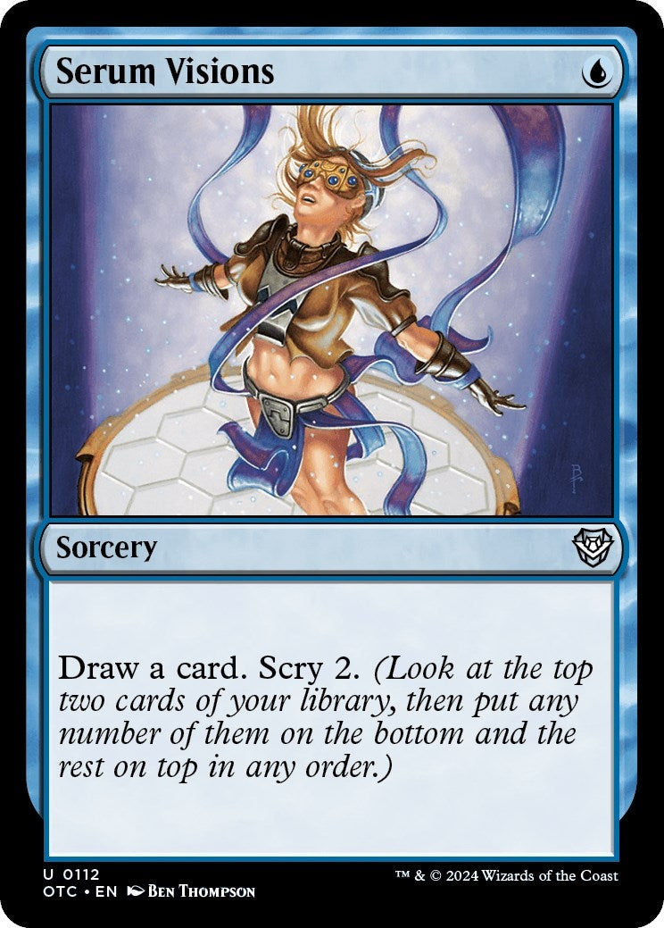 Image for Serum Visions (112) (Commander: Outlaws of Thunder Junction) - Magic: The Gathering